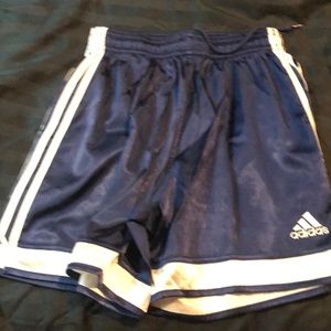 Blue and White Adidas Shorts